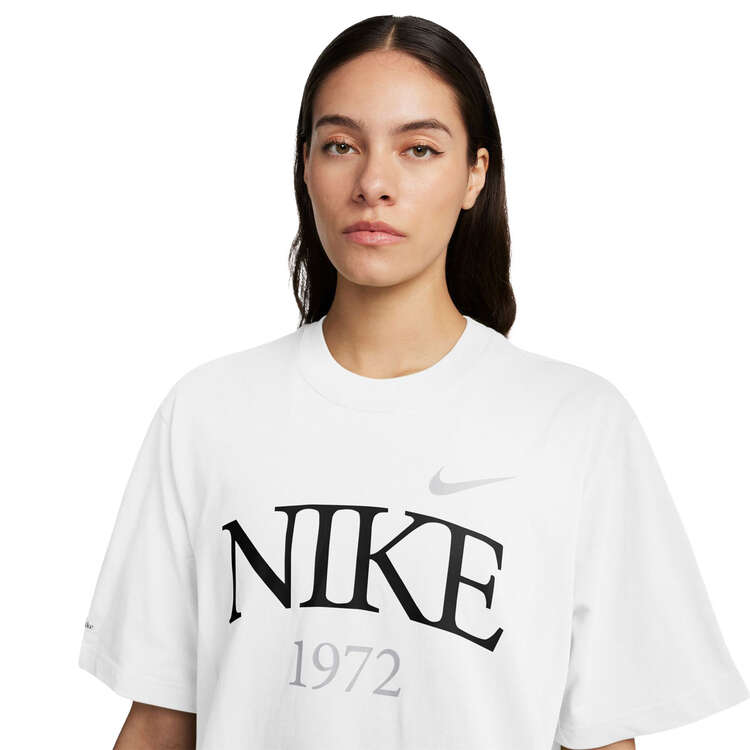 Nike Womens Sportswear Boxy Tee, White, rebel_hi-res