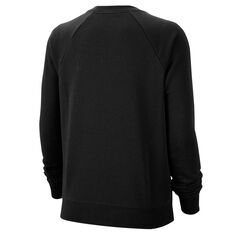 Nike Womens Sportswear Essential Fleece Sweatshirt Black XS, Black, rebel_hi-res