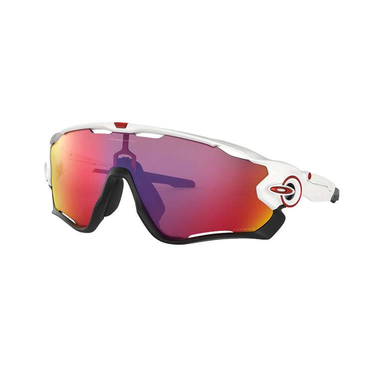 OAKLEY Jawbreaker Sunglasses - Polished White with PRIZM Road, , rebel_hi-res