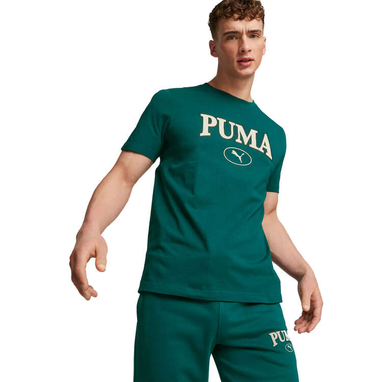 Puma Mens Squad Tee, Green, rebel_hi-res