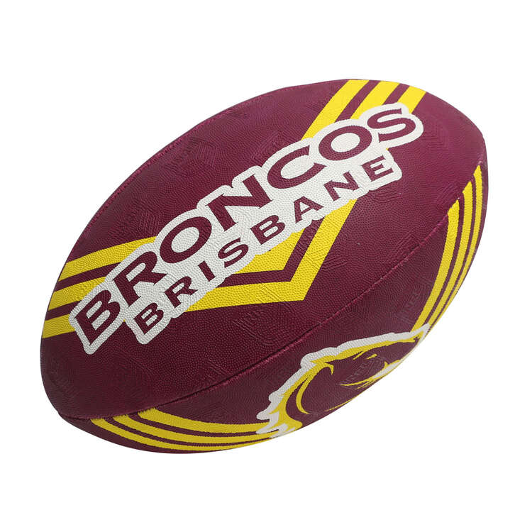 Steeden NRL Brisbane Broncos Supporter Ball Size 5, , rebel_hi-res