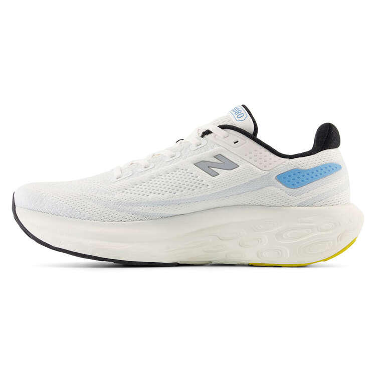 New Balance 1080 V13 Mens Running Shoes White/Blue US Mens 7, White/Blue, rebel_hi-res