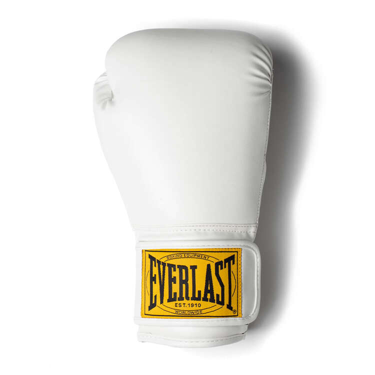 Everlast 1910 Boxing Gloves White 10oz, White, rebel_hi-res