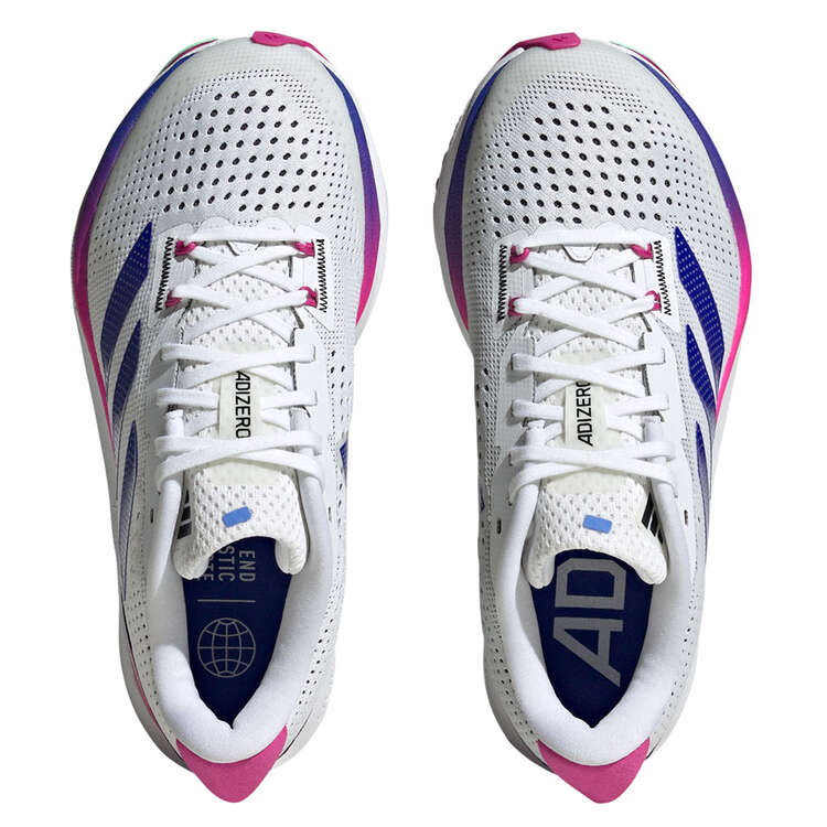 adidas Adizero SL GS Kids Running Shoes, White/Blue, rebel_hi-res