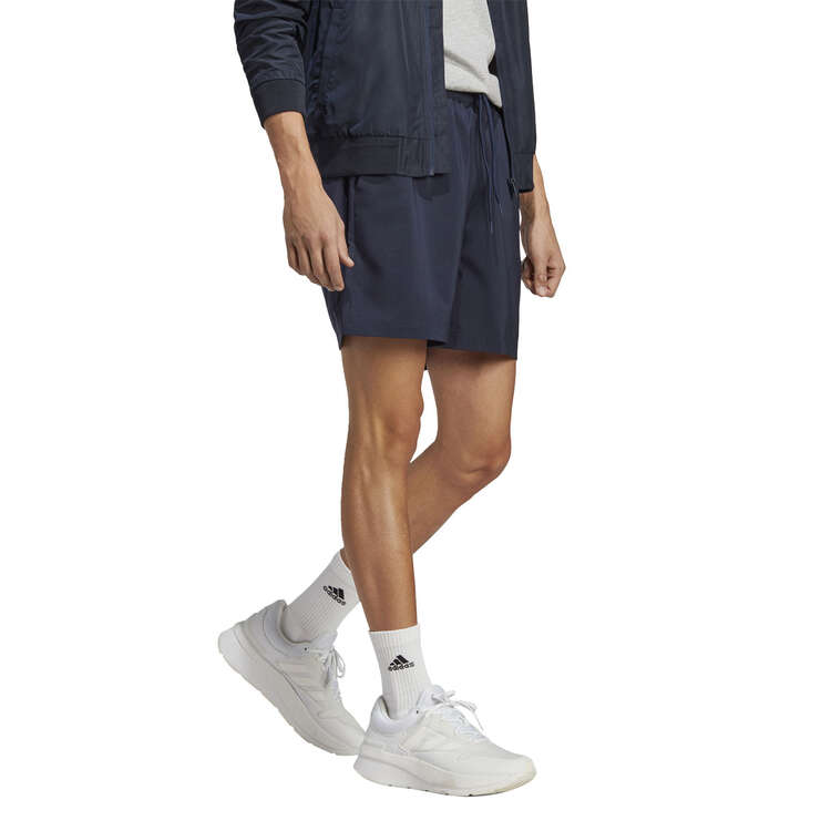 adidas Mens AEROREADY Essentials Chelsea Small Logo Shorts, Navy, rebel_hi-res