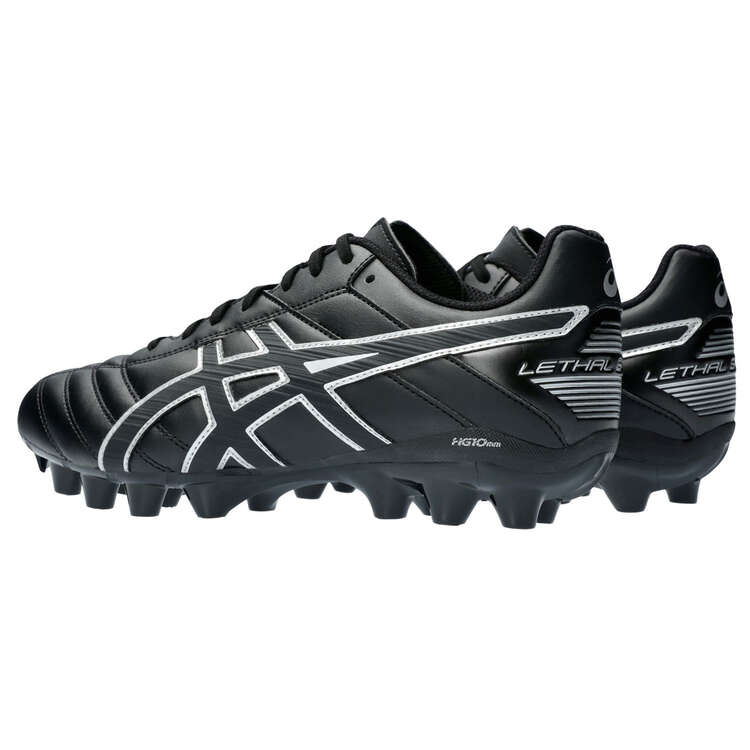 Asics Lethal Speed RS 2 Football Boots, Black/Silver, rebel_hi-res