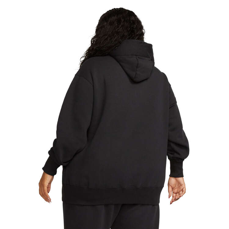 Nike Womens Phoenix Oversized Pullover Hoodie Black XL, Black, rebel_hi-res