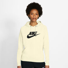 Nike Womens Sportswear Essential Fleece Pullover Hoodie White XS, White, rebel_hi-res