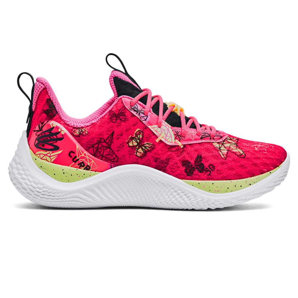 Under Armour Curry 10 Unicorn and Butterfly Basketball Shoes Pink/Black ...