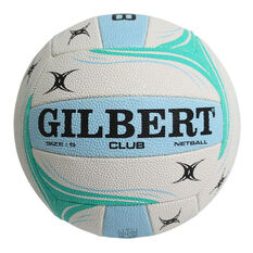 Gilbert Club Netball Blue/Green 5, Blue/Green, rebel_hi-res