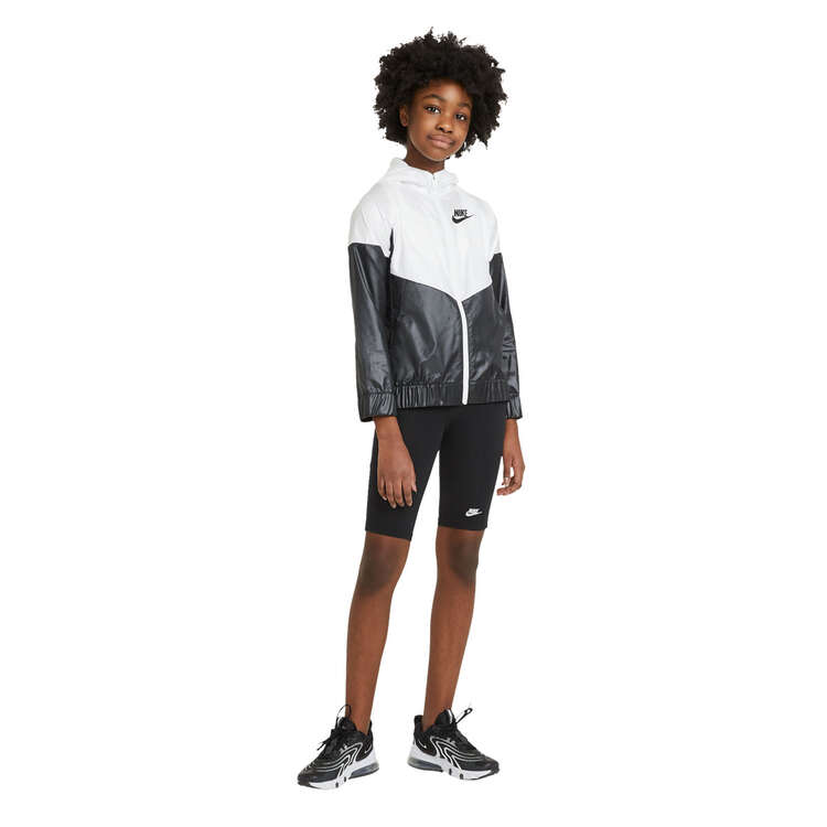 Nike Girls Sportswear Windrunner Jacket, White, rebel_hi-res
