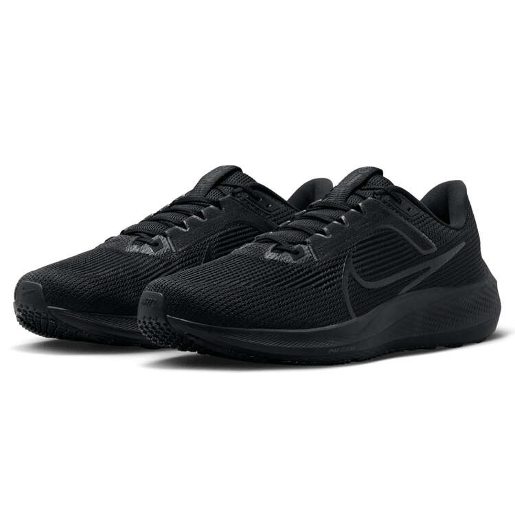 Nike Air Zoom Pegasus 40 Mens Running Shoes, Black, rebel_hi-res
