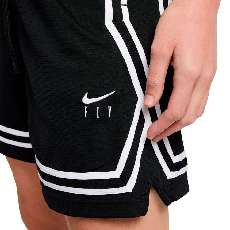 Nike Womens Fly Crossover Basketball Shorts Black L