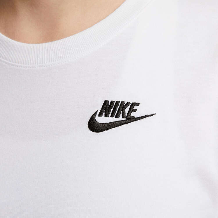 Nike Womens Sportswear Club Essentials Tee, White, rebel_hi-res