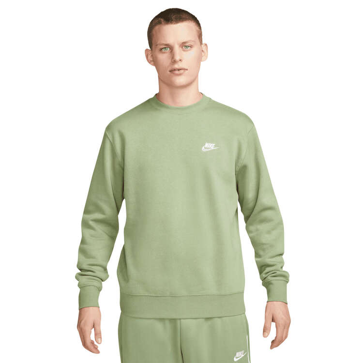 Nike Sportswear Mens Club Fleece Sweatshirt, White, rebel_hi-res