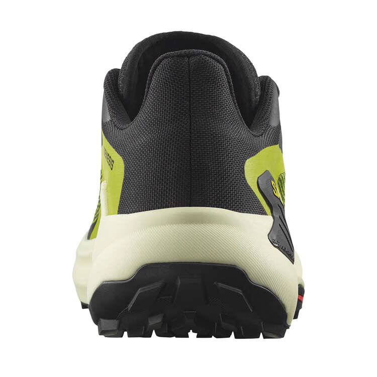 Salomon Mens Genesis Trail Running Shoes, Black/Yellow, rebel_hi-res
