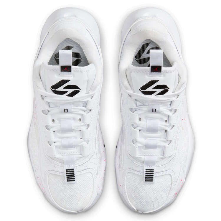 Jordan Luka 2 White Hyper Pink GS Basketball Shoes, White, rebel_hi-res