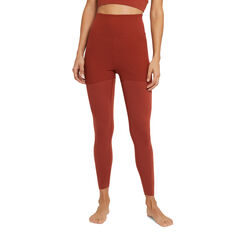 Nike Womens Yoga Luxe Layered 7/8 Tights Orange XS, Orange, rebel_hi-res