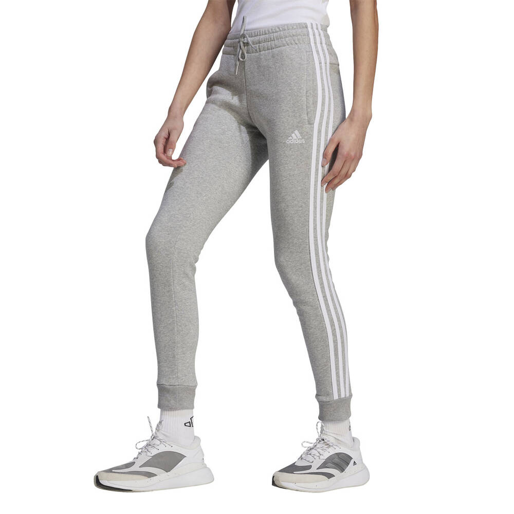 adidas Womens Essentials 3-Stripes Fleece Pants | Rebel Sport