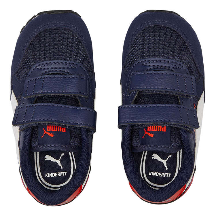 Puma ST Runner V3 Mesh Toddlers Shoes Navy/White US 4, Navy/White, rebel_hi-res