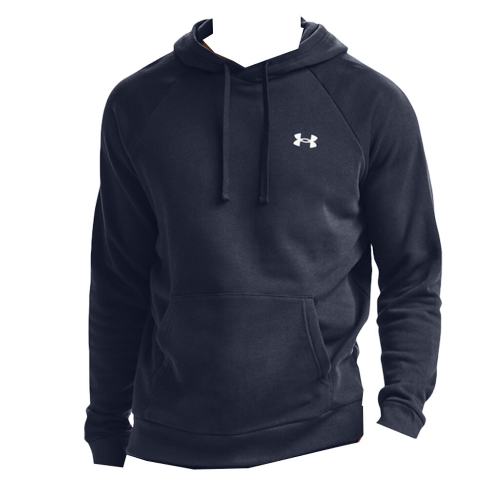 Under Armour Mens Rival Cotton Hoodie Navy XL | Rebel Sport