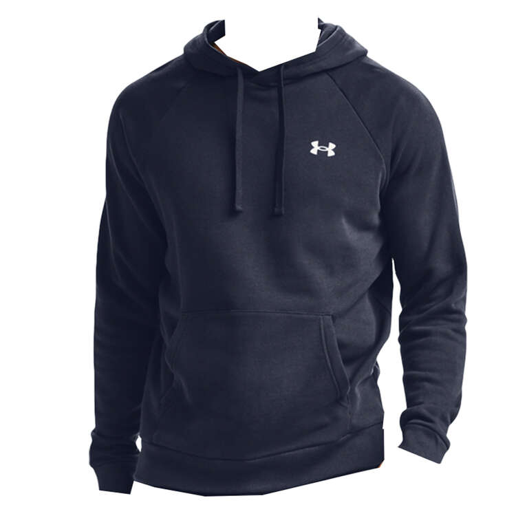Under Armour Mens Rival Cotton Hoodie, , rebel_hi-res