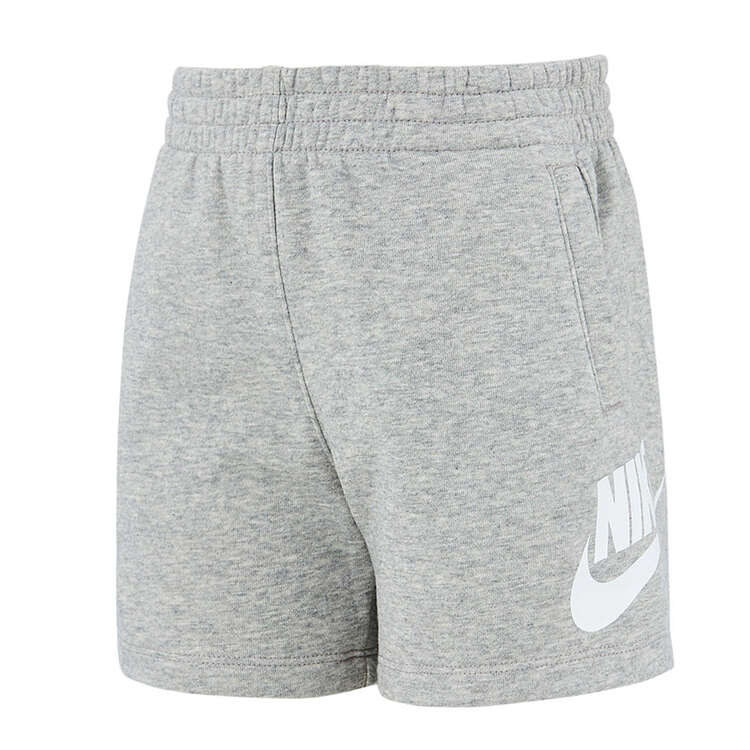 Nike Junior Boys Sportswear Club HBR French Terry Shorts, Grey, rebel_hi-res
