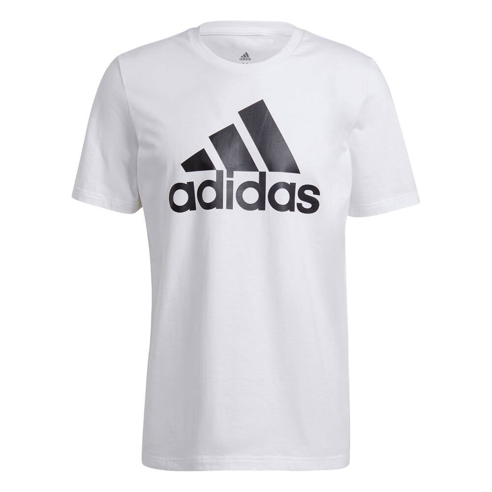 adidas Mens Essentials Big Logo Tee White XXL | Rebel Sport