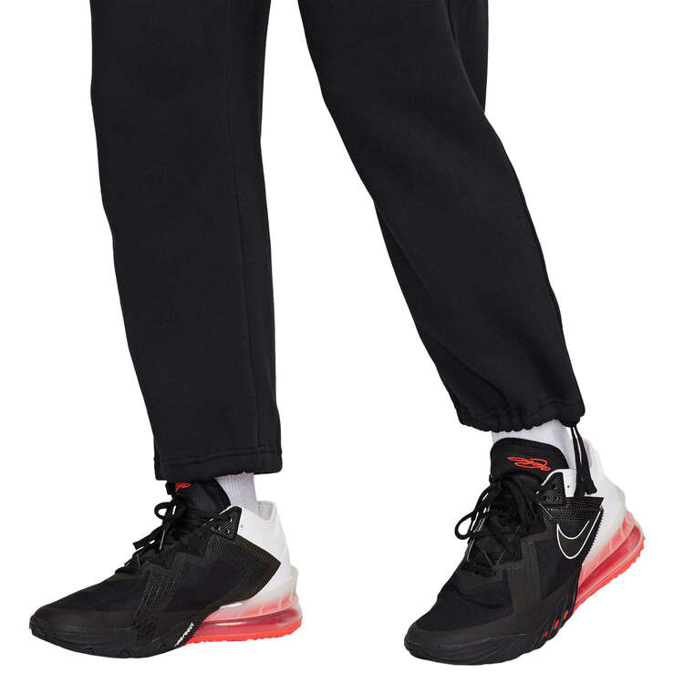 Nike LeBron James Open Hem Fleece Pants, Black, rebel_hi-res