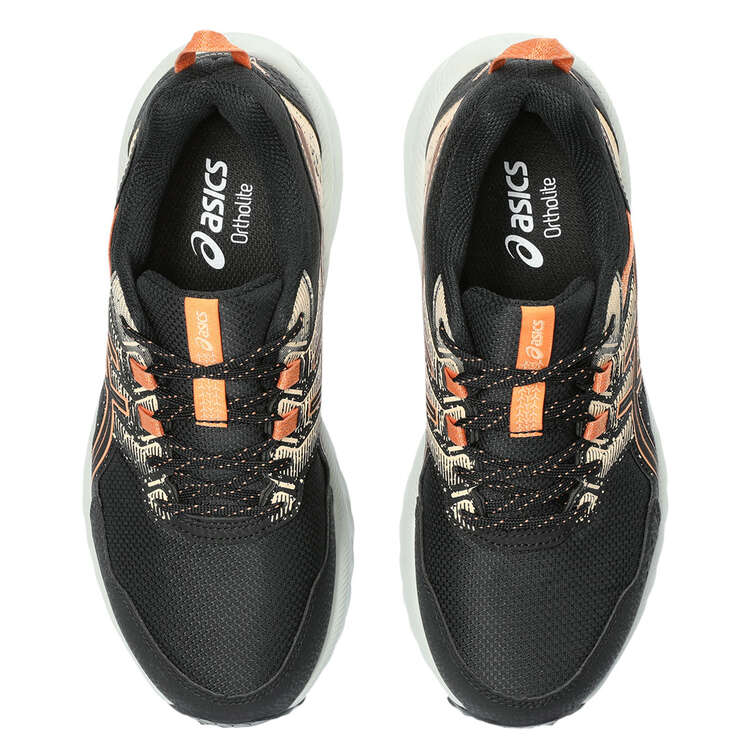 Asics GEL Venture 9 Womens Running Shoes, Black/Orange, rebel_hi-res