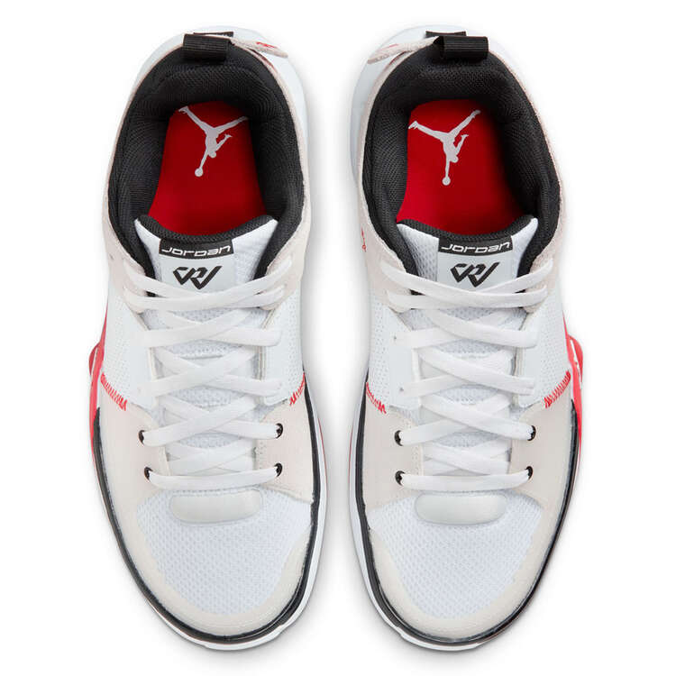 Jordan One Take 5 Basketball Shoes, White/Red, rebel_hi-res