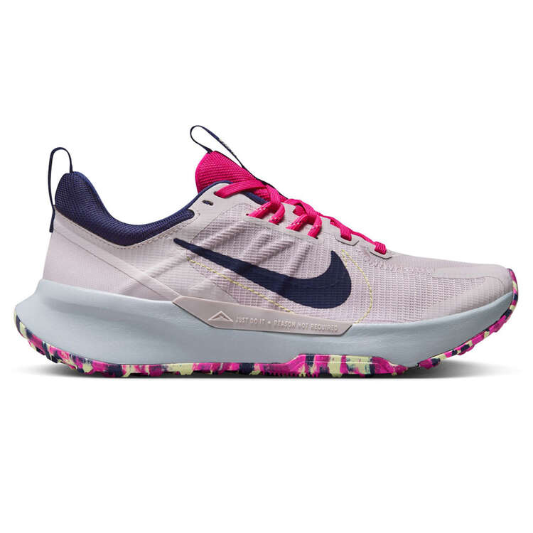 Nike Juniper Trail 2 Next Nature Womens Trail Running Shoes Purple/Red US 6, Purple/Red, rebel_hi-res