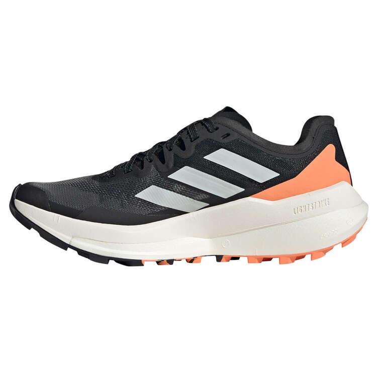adidas Terrex Agravic Speed Womens Trail Running Shoes, Black/Orange, rebel_hi-res