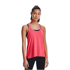 Under Armour Womens Knockout Tank Pink XS, Pink, rebel_hi-res