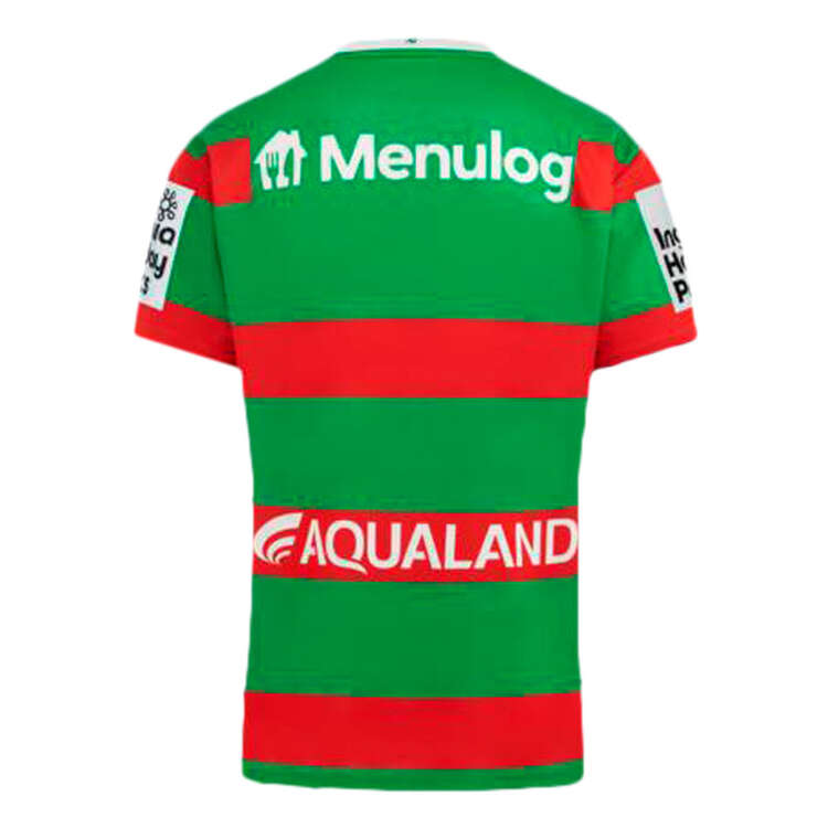 South Sydney Rabbitohs 2024 Mens Away Jersey Red/Green S, Red/Green, rebel_hi-res