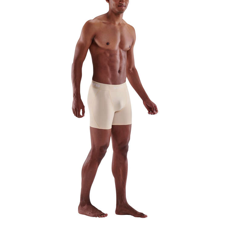 SKINS Mens Series 1 Compression Shorts, Beige, rebel_hi-res
