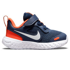 Nike Revolution 5 Toddlers Shoes Navy/White US 5, Navy/White, rebel_hi-res