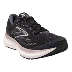 Brooks Glycerin 19 Womens Running Shoes, Black/Silver, rebel_hi-res