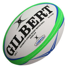 Gilbert Pathway Rugby Match Ball Blue / White 4, Blue / White, rebel_hi-res