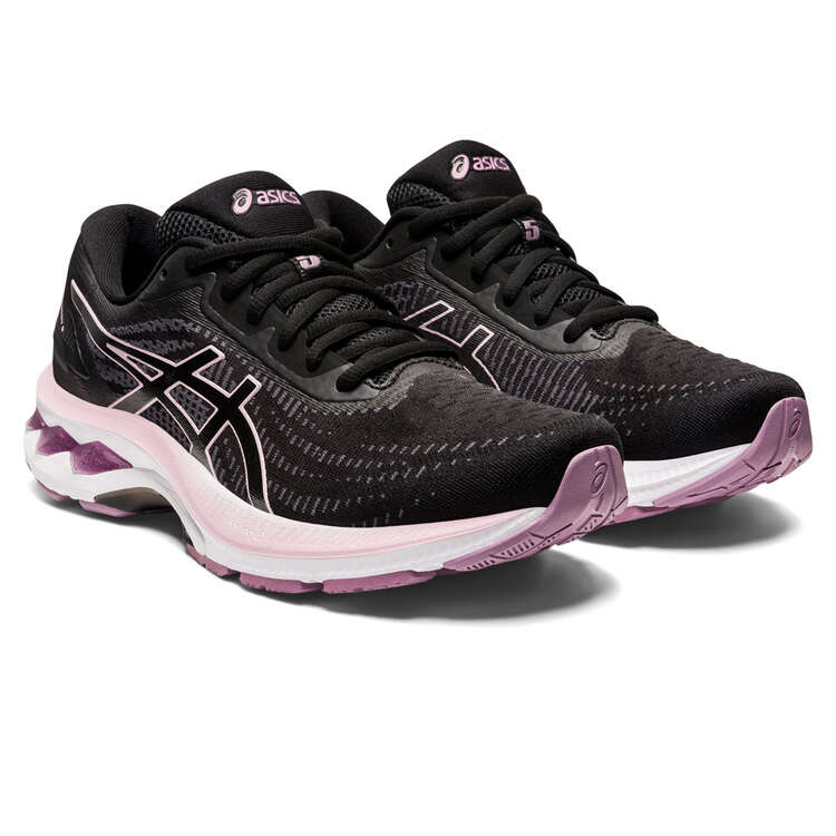 Asics GEL Superion 5 Womens Running Shoes, Black/Blush, rebel_hi-res