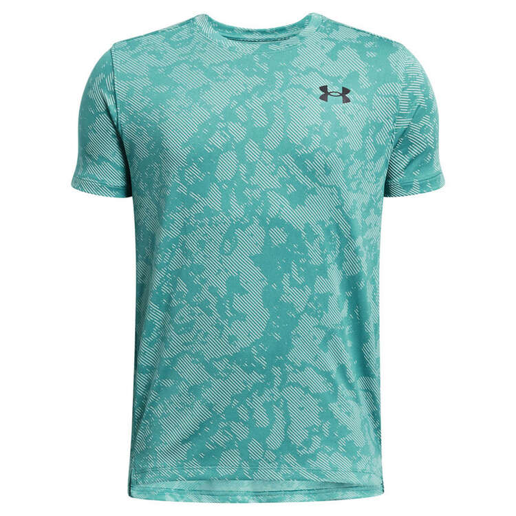 Under Armour Kids Tech Tech Vent Geode Tee Turquoise XS, Turquoise, rebel_hi-res