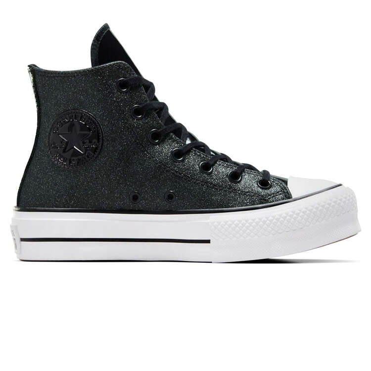 Converse Chuck Taylor All Star Lift High Womens Casual Shoes Black/White US 6, Black/White, rebel_hi-res