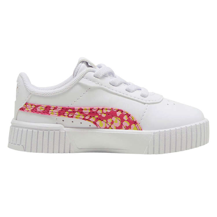 Puma Carina 2.0 Animal Toddlers Shoes White/Pink Cheeta US 4, White/Pink Cheeta, rebel_hi-res