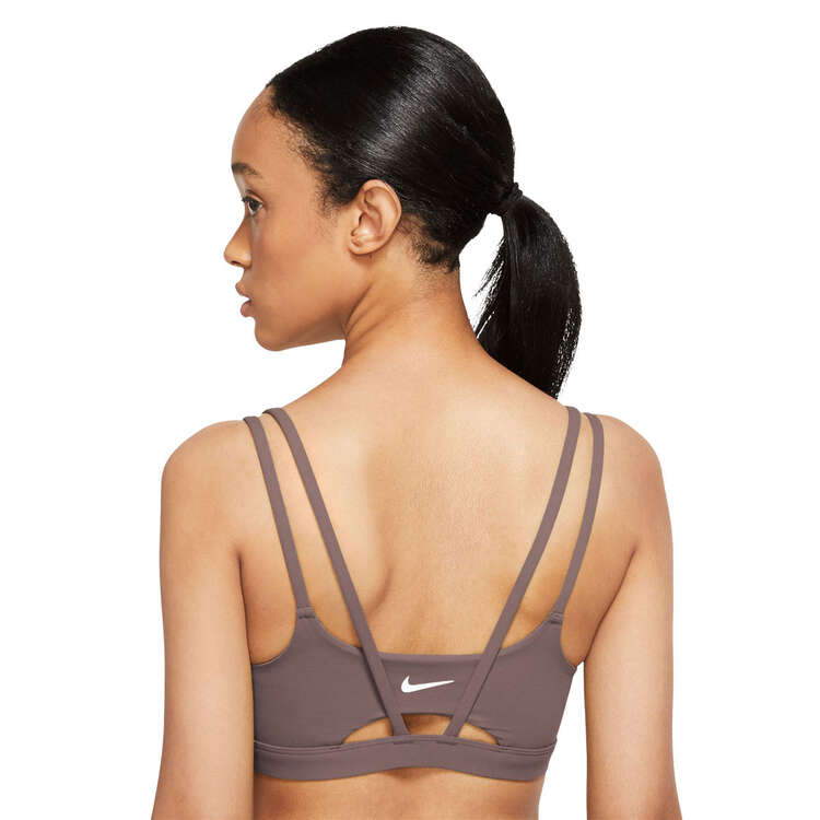 Nike Womens Alate Trace Light-Support Padded Strappy Sports Bra, Mauve, rebel_hi-res