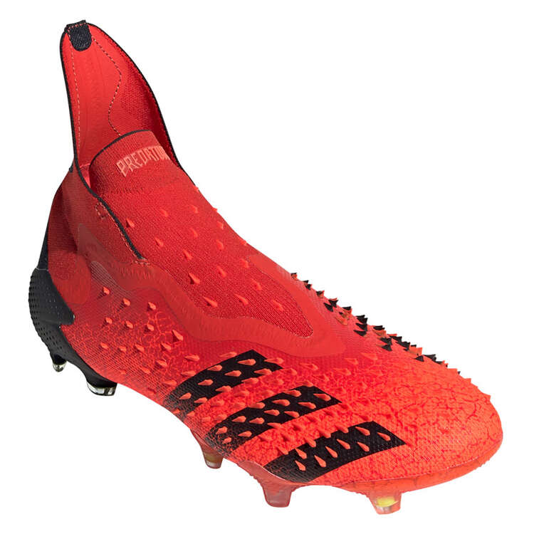 adidas Predator Freak + Football Boots Red/Black US Mens 7.5 / Womens 8.5, Red/Black, rebel_hi-res