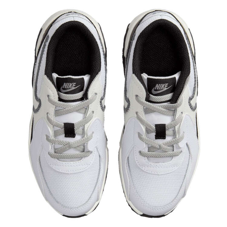 Nike Air Max Excee PS Kids Casual Shoes, White/Grey, rebel_hi-res