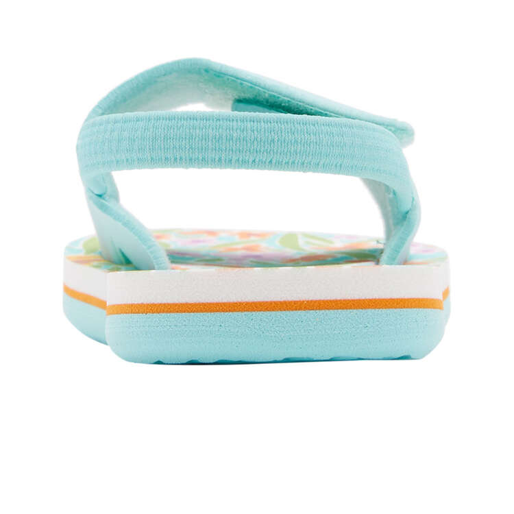 Roxy Finn Toddlers Sandals, White/Turquoise, rebel_hi-res