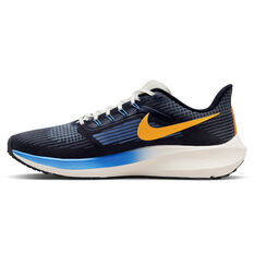 Nike Air Zoom Pegasus 39 Premium Mens Running Shoes, Navy/Orange, rebel_hi-res