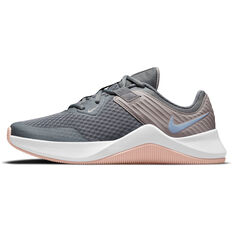 Nike MC Trainer Womens Training Shoes Grey/Blue US 6, Grey/Blue, rebel_hi-res