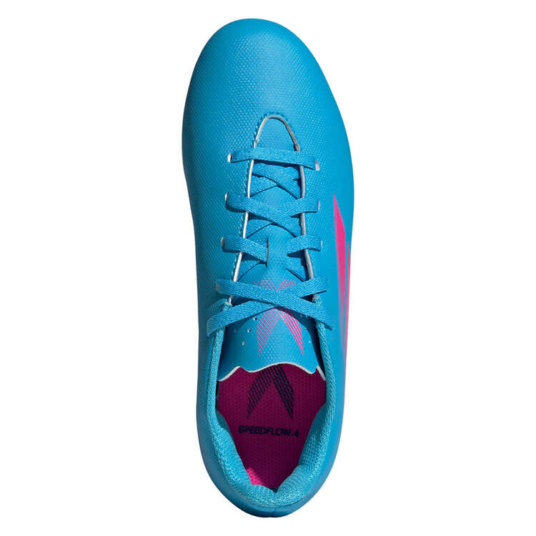 adidas X Speedflow .4 Kids Football Boots Blue/Pink US 5, Blue/Pink, rebel_hi-res